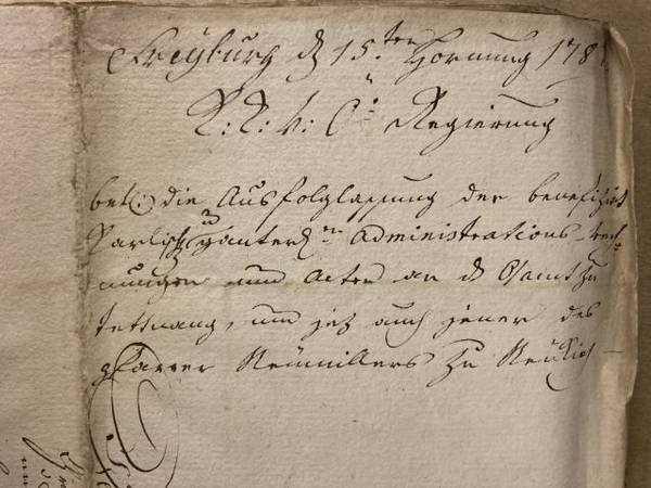 Beispiel Monatsdatierung Hornung