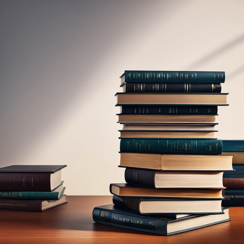 Illustration eines Buchstapels